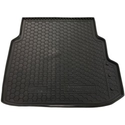 Килимок в багажник Mercedes E (W211) 2002-2009 седан гумовий, чорний (AVTO-Gumm)