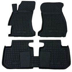 Килимки в салон Subaru XV 2012-2016 гумові, чорні (AVTO-Gumm)