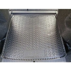 Килимок в багажник Skoda Enyaq 4 2021- /Enyaq 4 Coupe, з органайзером гумовий, чорний (AVTO-Gumm)