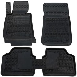 Килимки в салон BMW 3 (E90/91) 2005-2011 sDrive гумові, чорні (AVTO-Gumm)