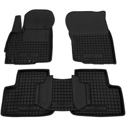 Килимки в салон Mitsubishi ASX 2011- гумові, чорні (AVTO-Gumm)