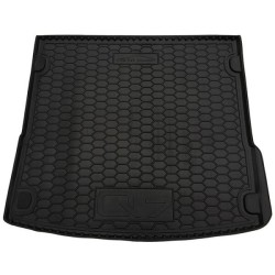 Килимок в багажник Audi Q7 2005-2015 7 місць гумовий, чорний (AVTO-Gumm)