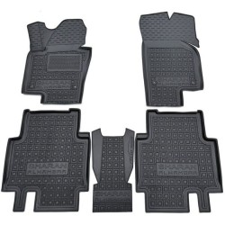 Килимки в салон Volkswagen Sharan 2011- 5 місць гумові, чорні (AVTO-Gumm) Килимки в салон Volkswagen Sharan 2011- 5 місць гумові, чорні (AVTO-Gumm)
