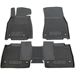 Килимки в салон Lexus LS 460 2006- 4WD, коротка база гумові, чорні (AVTO-Gumm)