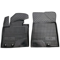 Килимки передні Kia Sorento 2009-2013 гумові, чорні (AVTO-Gumm)