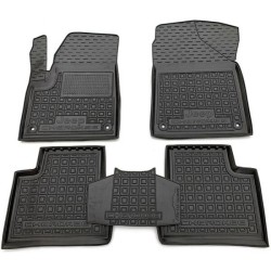 Килимки в салон Jeep Cherokee 2014- гумові, чорні (AVTO-Gumm)