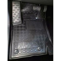 Килимки в салон Geely Atlas Pro 2020- гумові, чорні (AVTO-Gumm)