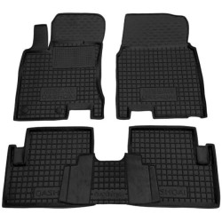 Килимки в салон Nissan Qashqai 2007-2013 гумові, чорні (AVTO-Gumm)