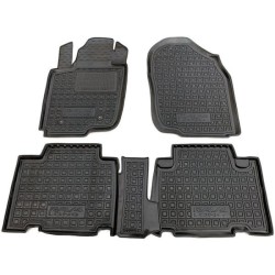Килимки в салон Toyota RAV4 2006-2012 довга база гумові, чорні (AVTO-Gumm)