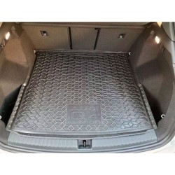 Килимок в багажник Audi Q4 e-tron 2021- верхня полиця, з органайзером гумовий, чорний (AVTO-Gumm)