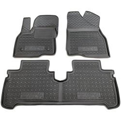 Килимки в салон Chevrolet Bolt EV 2016- гумові, чорні (AVTO-Gumm)