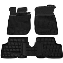 Килимки в салон Renault Duster 2WD 2010-2014 гумові, чорні (AVTO-Gumm)
