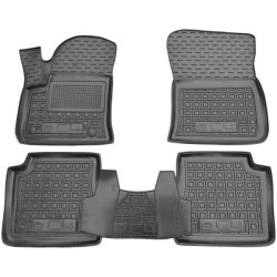 Килимки в салон Citroen e-C4 2021- гумові, чорні (AVTO-Gumm)