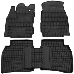Килимки в салон Nissan Note 2005- гумові, чорні (AVTO-Gumm)