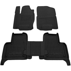 Килимки в салон Mercedes ML (W166) 2011-/GLE 2014- гумові, чорні (AVTO-Gumm)