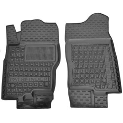 Килимки передні Nissan Pathfinder (R51) 2010-2014 гумові, чорні (AVTO-Gumm) Килимки передні Nissan Pathfinder (R51) 2010-2014 гумові, чорні (AVTO-Gumm)