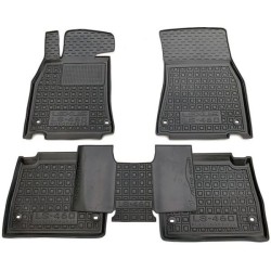 Килимки в салон Lexus LS 460 2006- 2WD, коротка база гумові, чорні (AVTO-Gumm)