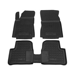Килимки в салон Citroen C3 2016-2024 гумові, чорні (AVTO-Gumm)