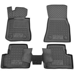 Килимки в салон BMW i4 (G26) 2022- гумові, чорні (AVTO-Gumm)