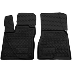Килимки в салон Smart Fortwo 453 2014- гумові, чорні (AVTO-Gumm)