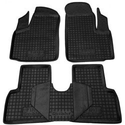 Килимки в салон Fiat Doblo 2000-2009 гумові, чорні (AVTO-Gumm)