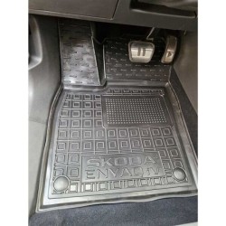 Килимки в салон Skoda Enyaq 4 2021- купе гумові, чорні (AVTO-Gumm)