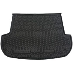 Килимок в багажник Hyundai Santa Fe 2006-2012 5 місць, коротка база гумовий, чорний (AVTO-Gumm)