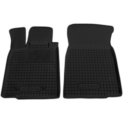 Килимки передні Renault Logan 2006-2012 MCV гумові, чорні (AVTO-Gumm)
