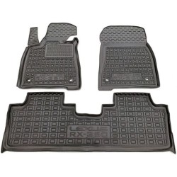 Килимки в салон Lexus RX 350 2015-2021 гумові, чорні (AVTO-Gumm)