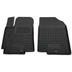 Килимки передні Hyundai Accent 2011-2016 (RB) гумові, чорні (AVTO-Gumm)