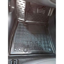 Килимки в салон Kia Niro 2022- PHEV гумові, чорні (AVTO-Gumm)
