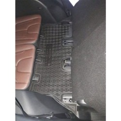 Килимки в салон Hyundai Santa Fe 2018-2020 3-й ряд гумові, чорні (AVTO-Gumm)