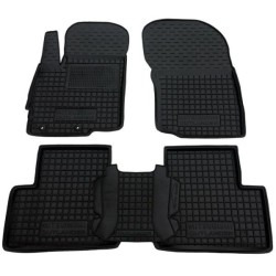 Килимки в салон Mitsubishi Outlander 2012- гумові, чорні (AVTO-Gumm)