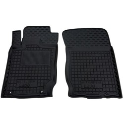 Килимки передні Mitsubishi L200 2006-2015 довга база, арабська версія гумові, чорні (AVTO-Gumm)