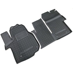Килимки в салон Volkswagen Crafter 2017- 1+2 гумові, чорні (AVTO-Gumm) Килимки в салон Volkswagen Crafter 2017- 1+2 гумові, чорні (AVTO-Gumm)