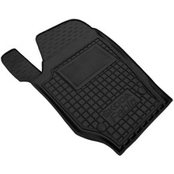 Килимок водійський Skoda Fabia 2 2007-2015 гумовий, чорний (AVTO-Gumm)