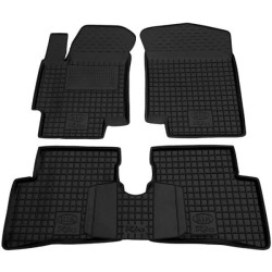 Килимки в салон Kia Rio 2005-2011 гумові, чорні (AVTO-Gumm)