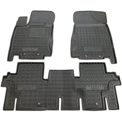 Килимки в салон Infiniti JX/QX60 2012- 5 місць гумові, чорні (AVTO-Gumm)
