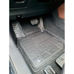 Килимки в салон Mazda MX-30 2020- гумові, чорні (AVTO-Gumm)