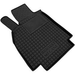 Килимок водійський Renault Megane 2 2003-2009 гумовий, чорний (AVTO-Gumm)