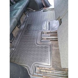 Килимки в салон Honda Pilot 2008-2015 3-й ряд гумові, чорні (AVTO-Gumm)