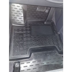Килимки в салон Kia EV5 2024- гумові, чорні (AVTO-Gumm)