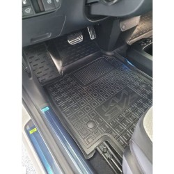 Килимки передні Kia EV6 2021- гумові, чорні (AVTO-Gumm)