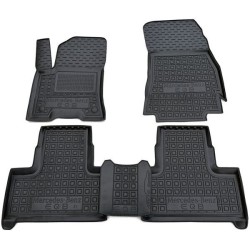 Килимки в салон Mercedes EQB (X243) 2021- гумові, чорні (AVTO-Gumm)
