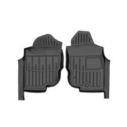 Hilux VII (Crew Cab) (ПРАВЕ КЕРМО) (2004-2015) комплект 3D килимків з 2 штук