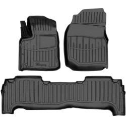 Land Cruiser 100 (1998-2007) комплект 3D килимків з 3 штук Land Cruiser 100 (1998-2007) комплект 3D килимків з 3 штук