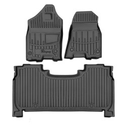 RAM 1500 (Crew cab) (2018-2024) комплект 3D килимків з 3 штук